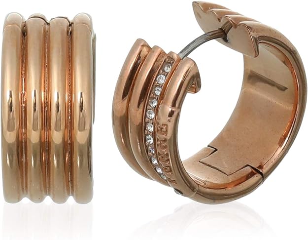 Ferre Milano Earrings For Women, Rose Gold