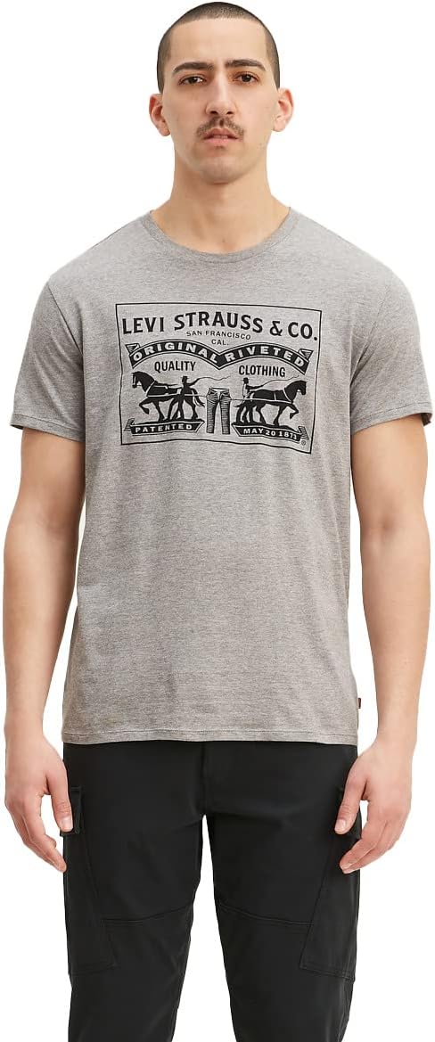 Levi's Mens Lv's 2-Horse Graphic Tee Graphic Tee