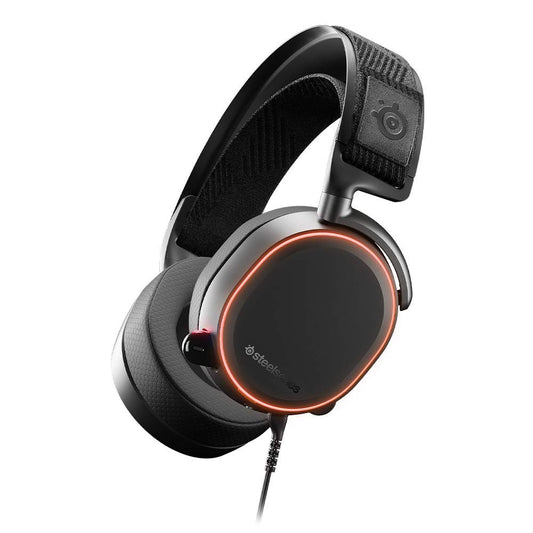 SteelSeries Arctis PRO ChatMix Dial, 40, 000Hz Hi-Res, Surround Sound DTS Headphone, RGB Illuminated PC Gaming Headset - 61486 (PS4), Wired