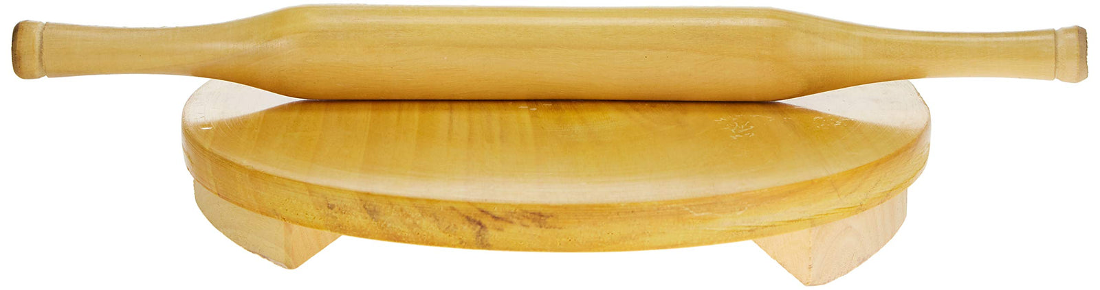 Raj Wooden Rolling Pin and Board Set, 10 Inch , Wooden, WCB010,Chakla Belan, Roti Roller, Chapati Maker, Roti Maker, Tortilla Roller