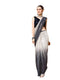 Womanista Women's Grey Satin Sequinns Embellished Ready to Wear Saree(TI2954_Grey_Onesize)