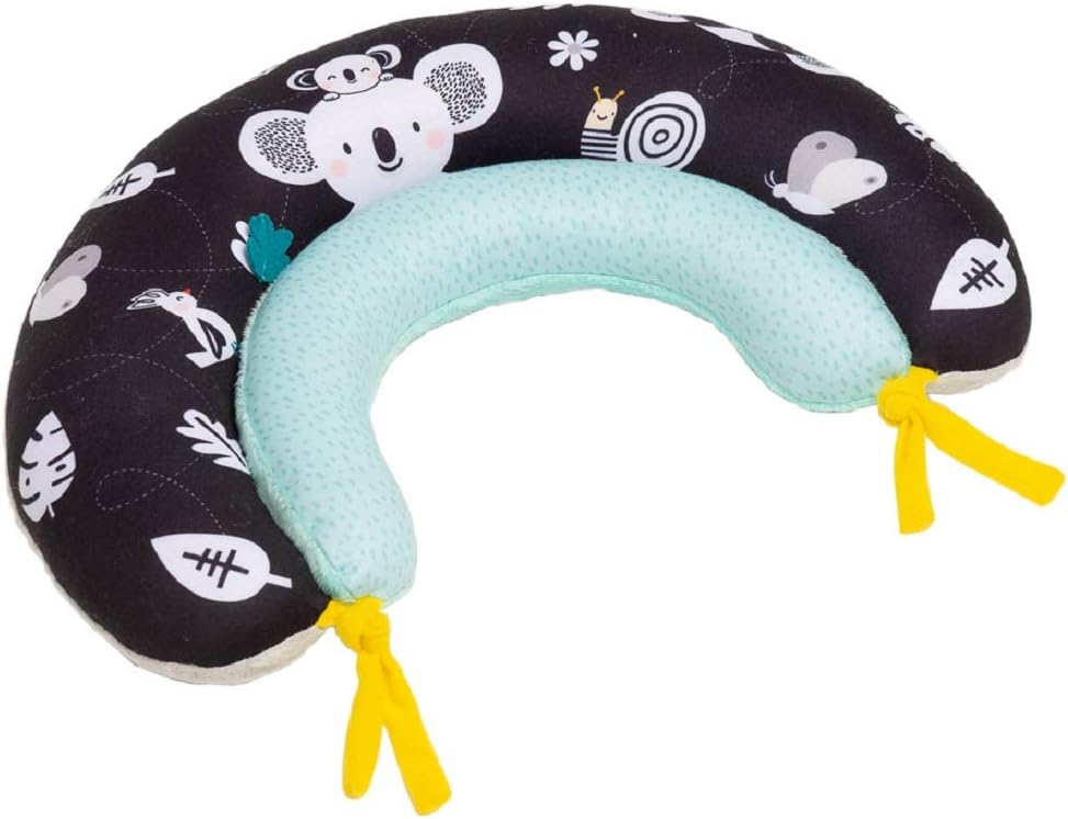 Taf Toys 2 in 1 Tummy-Time Soft Baby Developmental Pillow for 0-5 Months, Newborns and Infants Fun Play Time on Tummy