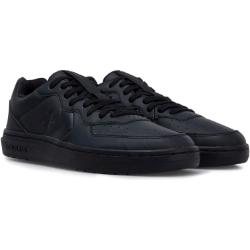 Converse Rival Courts Yours Leather Side Print Logo Perforated Cap Toe Lace-Up Sneakers for Men