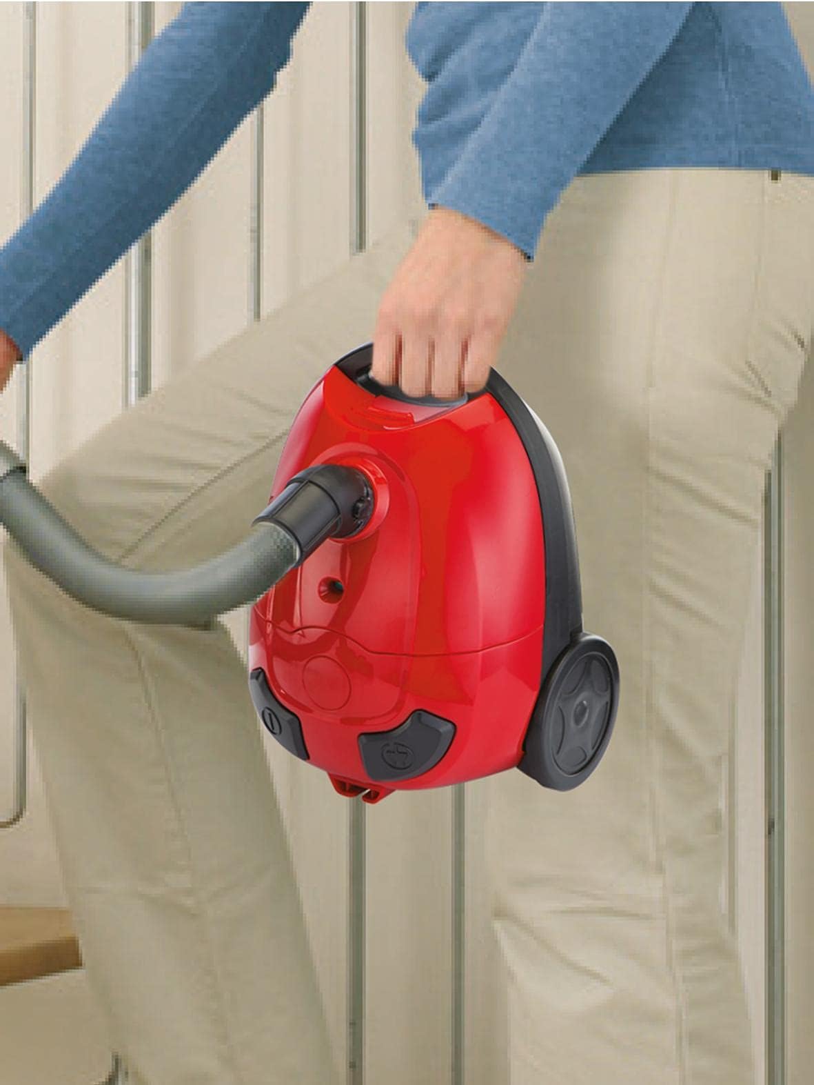 Black+Decker Vacuum Cleaner 1000W 1L Red/Black Vm1200-B5
