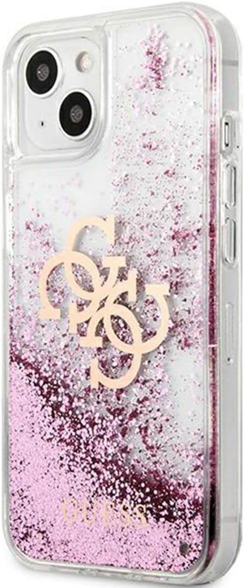 CG Mobile Liquid Glitter Case 4G Electroplated Logo For iPhone 13 Mini (5.4") - Pink