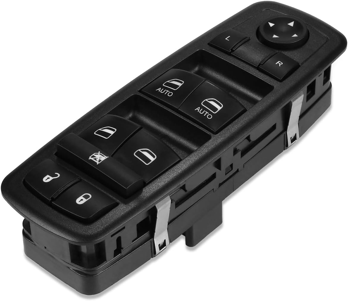 DNA MOTORING WSW-003 Factory Style Driver Side Master Power Window Lifter Switch, Black