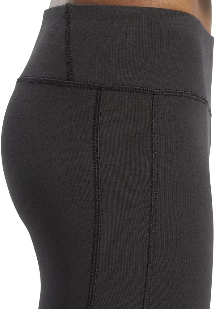 Reebok womens TE Linear Logo CT Legging Sport Tights