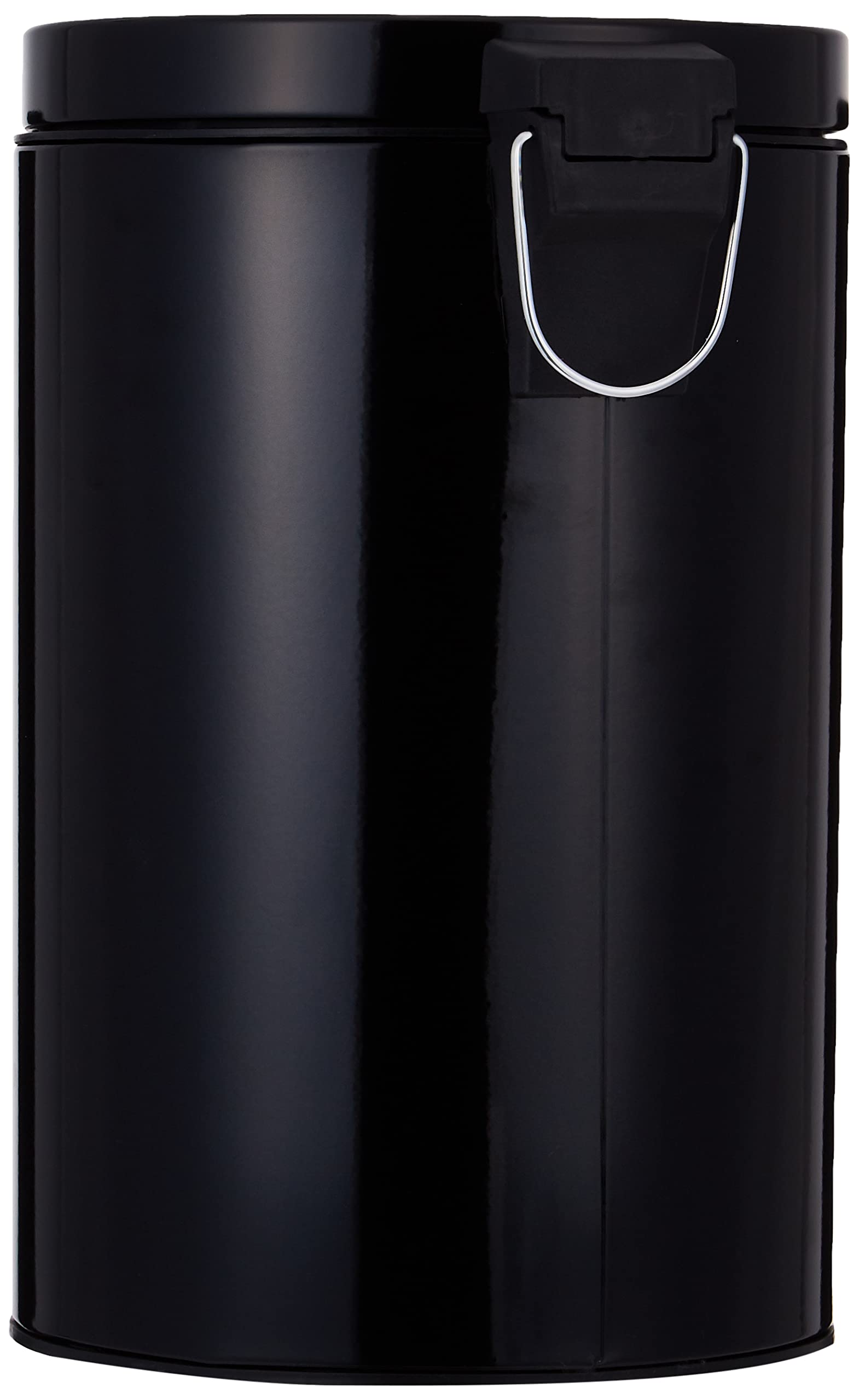 Vague Stainless Steel Pedal Bin, Black, 12 Litre Capacity 13-1439