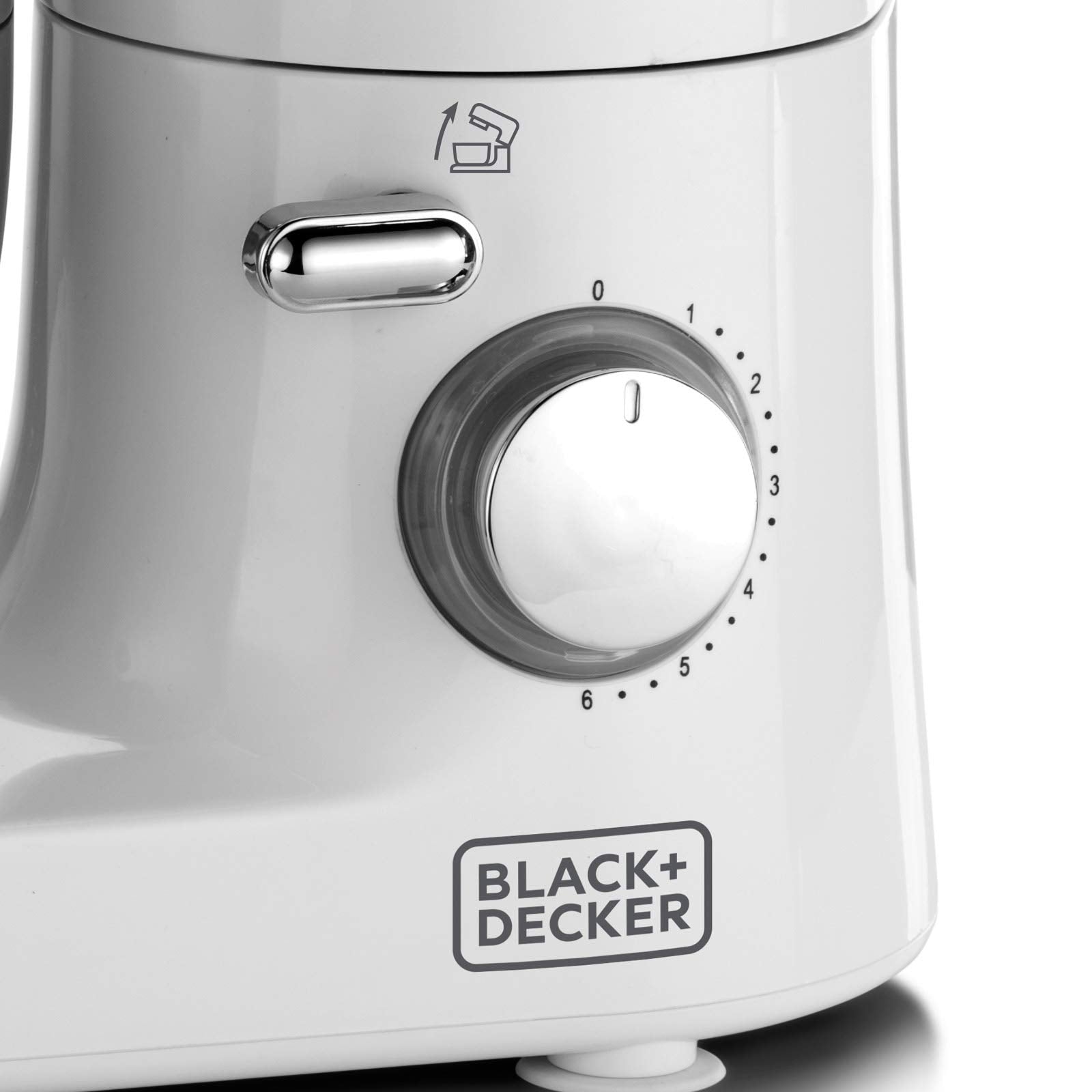 Black & Decker Kitchen Stand Mixer – 1000W Power, 4L Capacity, Stainless Steel Bowl, 6 Speed Settings, Easy Mixing & Kneading – SM1000-B5