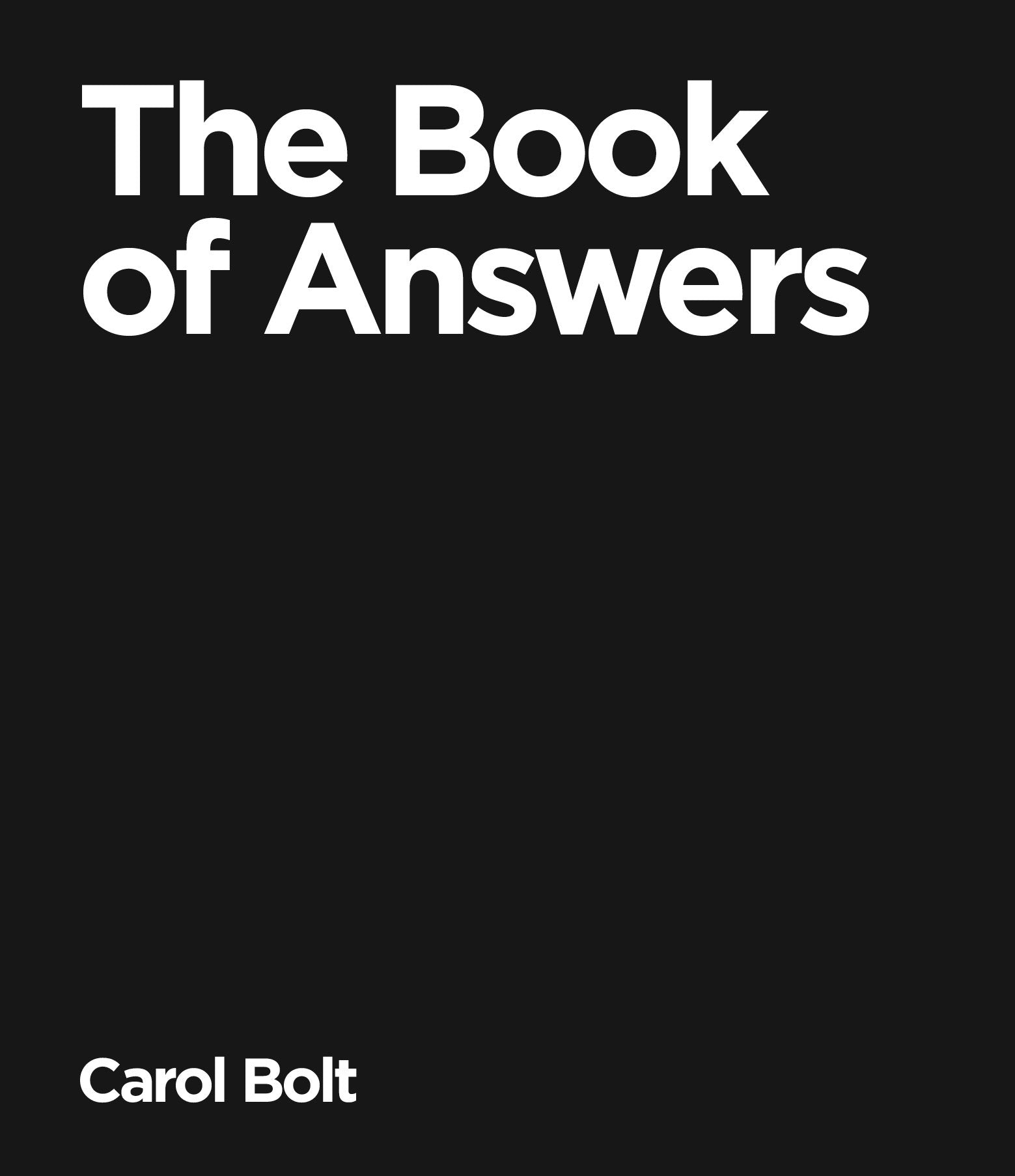 Bantam The Book Of Answers
