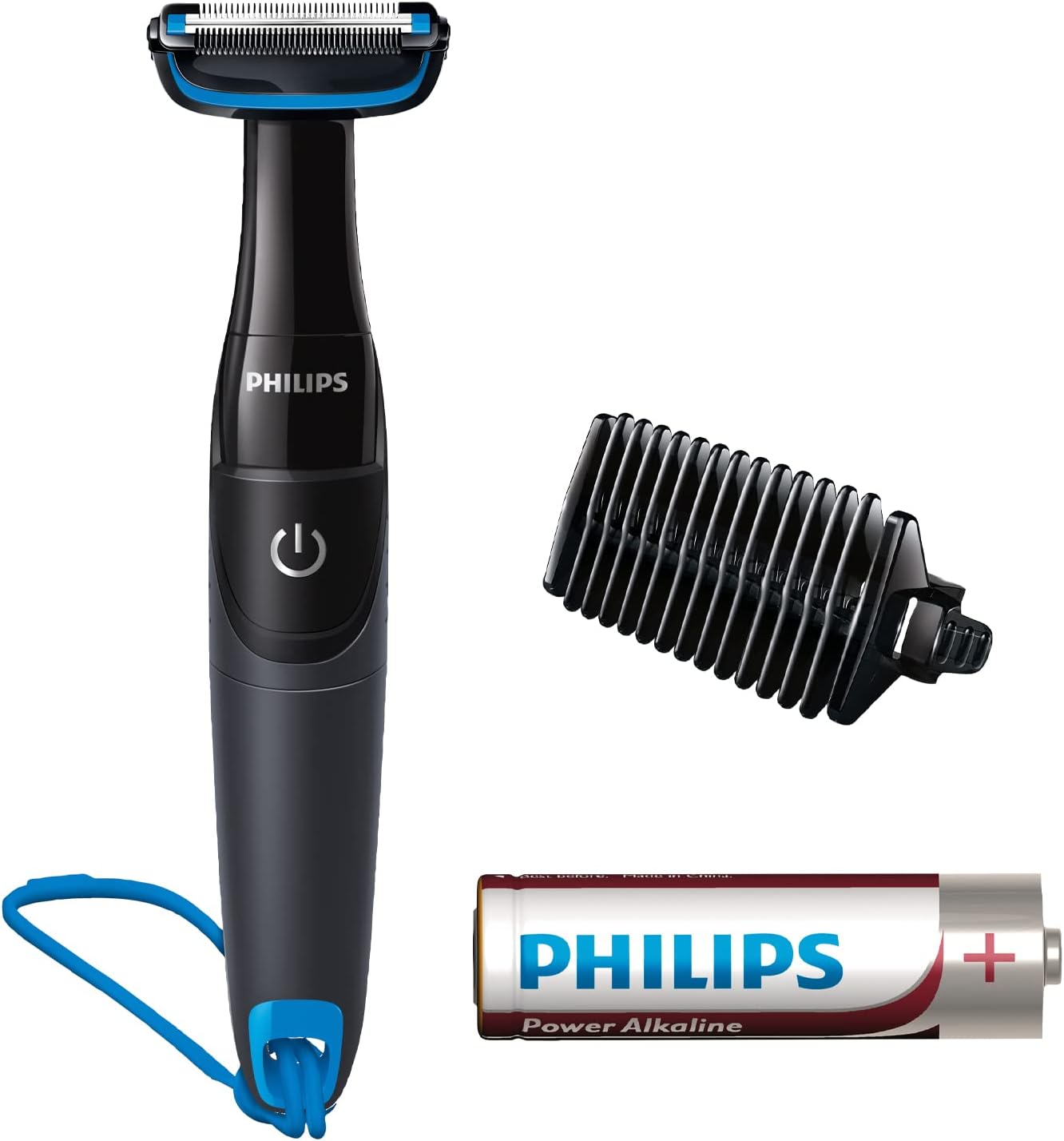 Philips Bodygroom Series 1000 Body Groomer For Men Bg102416,  Black