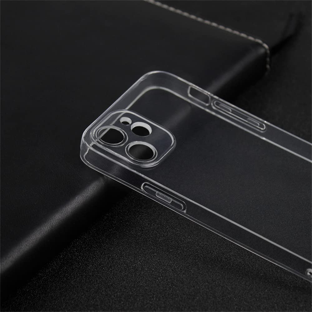 AJEZDONG Compatible with iPhone 12 Case Bumper Hybrid Protective Anti Yellowing Shockproof Non Slip Slim Fit (Crystal Clear)