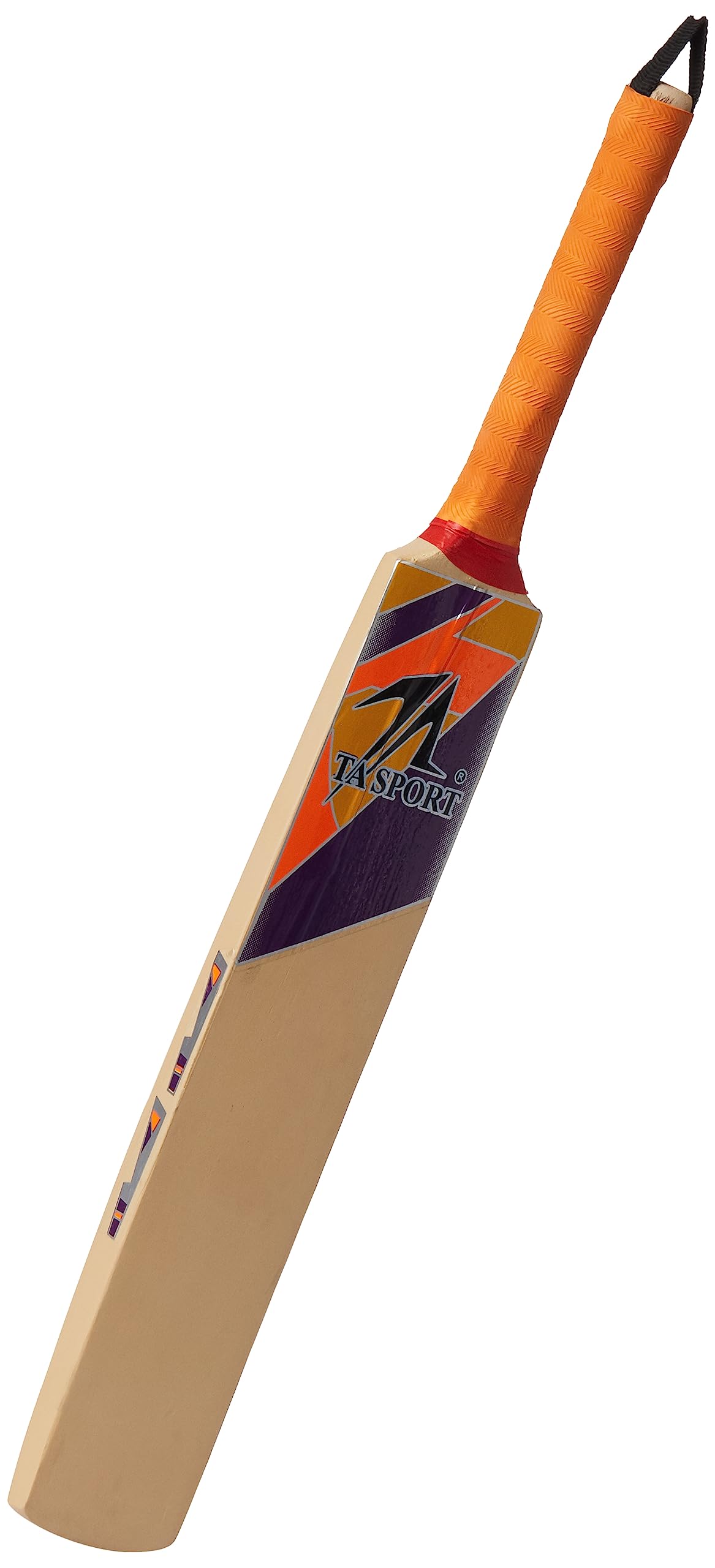 Leader Sport TA Sport Jr Cricket Bat for Soft Ball Play, Deco Finished