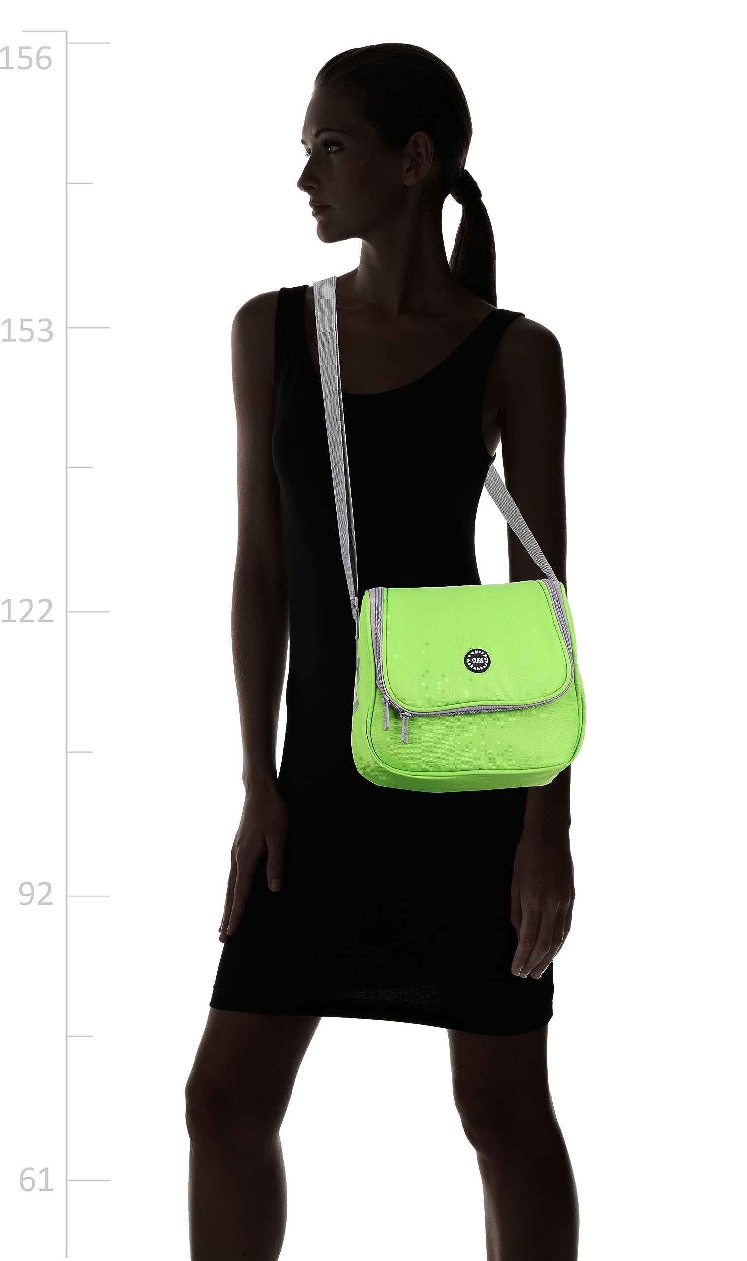 CUBS Cross body Lunch bag Neon Green