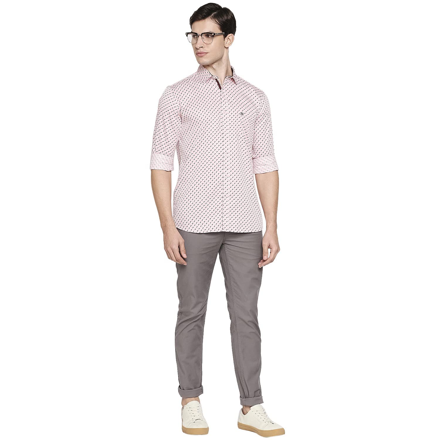 HammerSmith Men's Geometric Regular Shirt