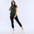 Motherhood Maternity Women's Essential Stretch Crop Length Secret Fit Belly Leggings Leggings