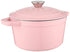 BergHOFF - 28.5cm Cast Iron Round Covered Dutch Oven, Pink