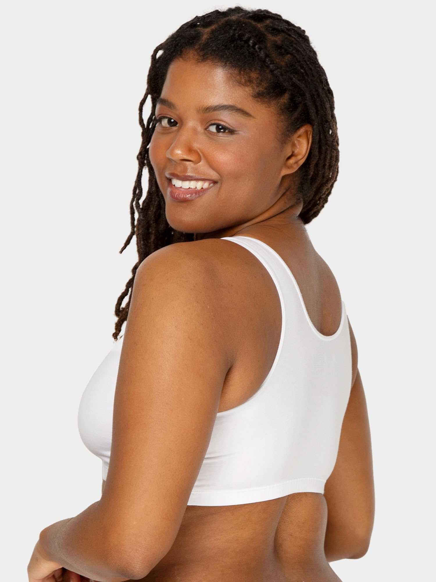 Fruit of the Loom womens Tank Style Cotton Sports Bra Sports Bra (pack of 4)