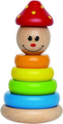 Hape E0400 Clown Stacker - Wooden Activity Toy for Toddlers