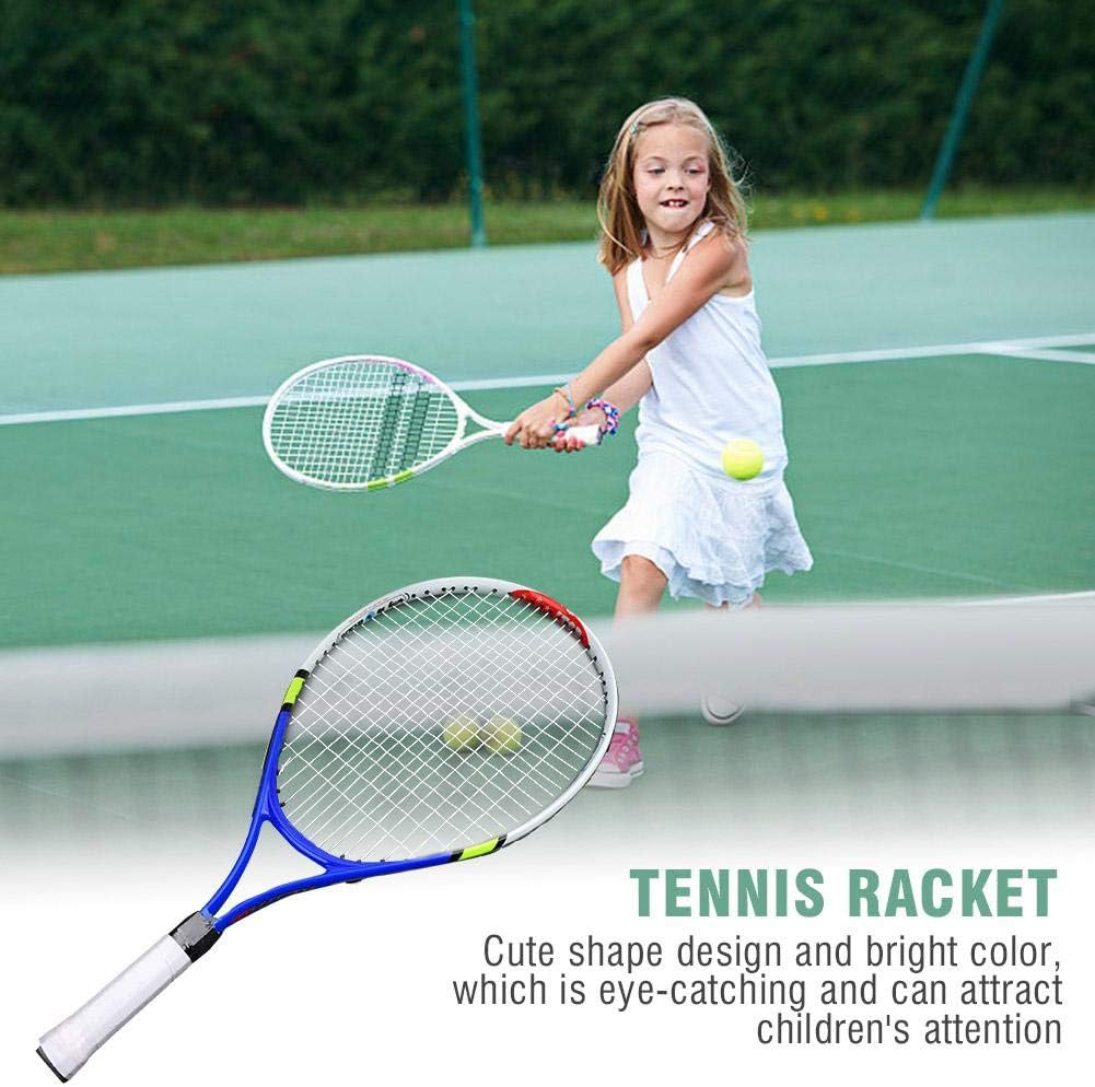 REGAIL Junior Tennis Racket, Durable String Single Tennis Racquet for Kids Training Practice with Carrying Bag (3 Colors)