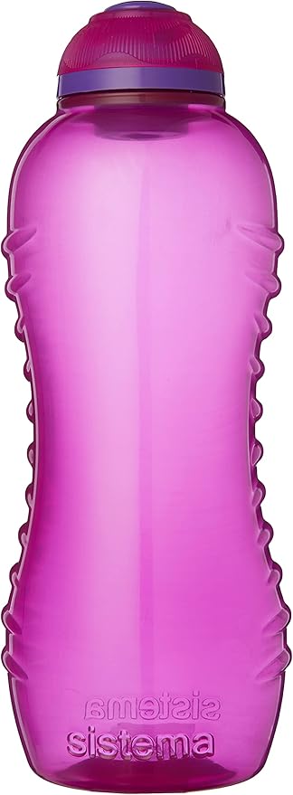 Sistema Hydrate Twist 'N' Sip Water Bottle, 460 Ml - Pink