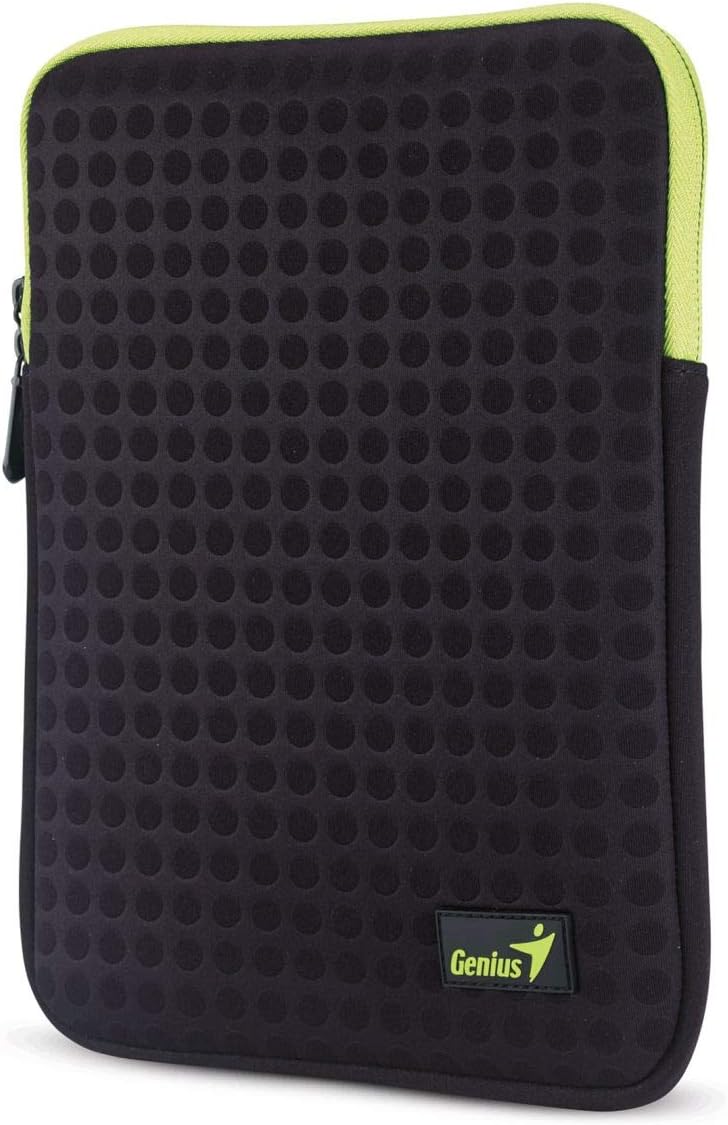 Genius GS-1021 Tablet Sleeve (Black & Green)