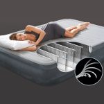 Intex 64412 King-Size Inflatable Mattress Airbed With Headboard Ultra Plush