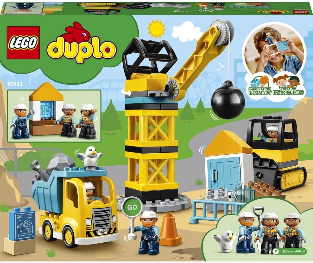 مجموعة LEGO DUPLO لمهدم الكرة الهدم 10932 (56 قطعة)