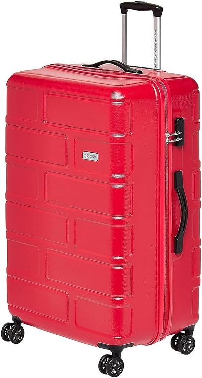 American Tourister Bricklane Hard Luggage Trolley Bag ,RED , Spinner 55/20