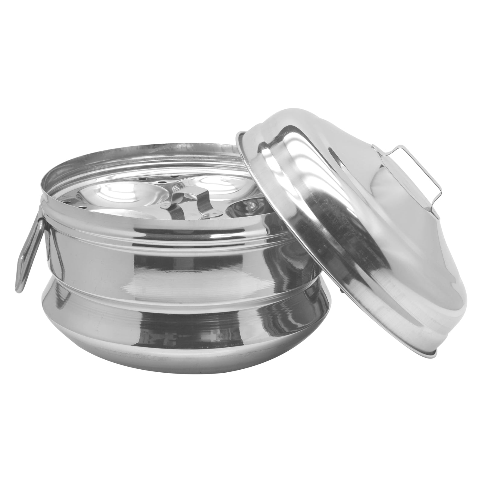 Raj Steel Idli Cooker, Small , Silver, 23 Cm, KKIP0S, Steam Pot , Idli Cooker , Steamer , Iddly, Idly, Iddli