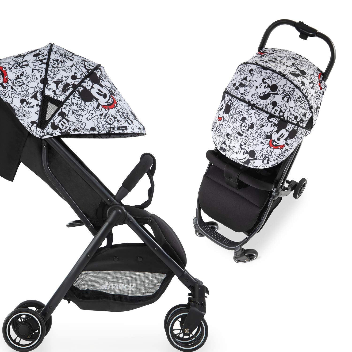 Hauck Disney Sun Canopy for Pushchair Swift X/UPF 50 + / 3 Zones with Ventilation Outlets/Individual Summer Look/Easy to Install/Mickey