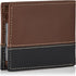 Timberland Men's Hunter Leather Passcase Wallet Trifold Wallet Hybrid