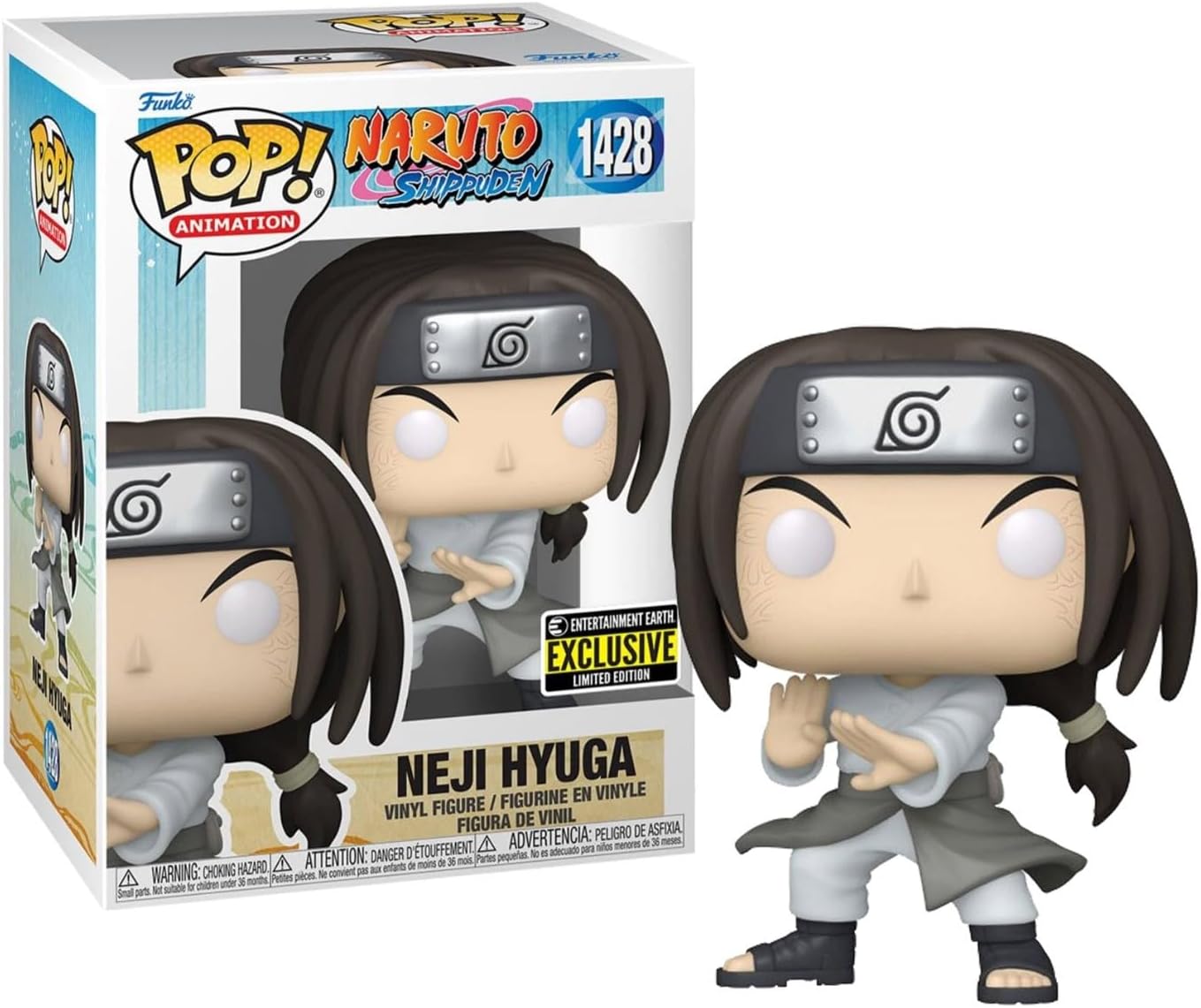 Funko Pop! Animation: Naruto - Neji w/chase (Exc), Collectable Vinyl Figure - 60655