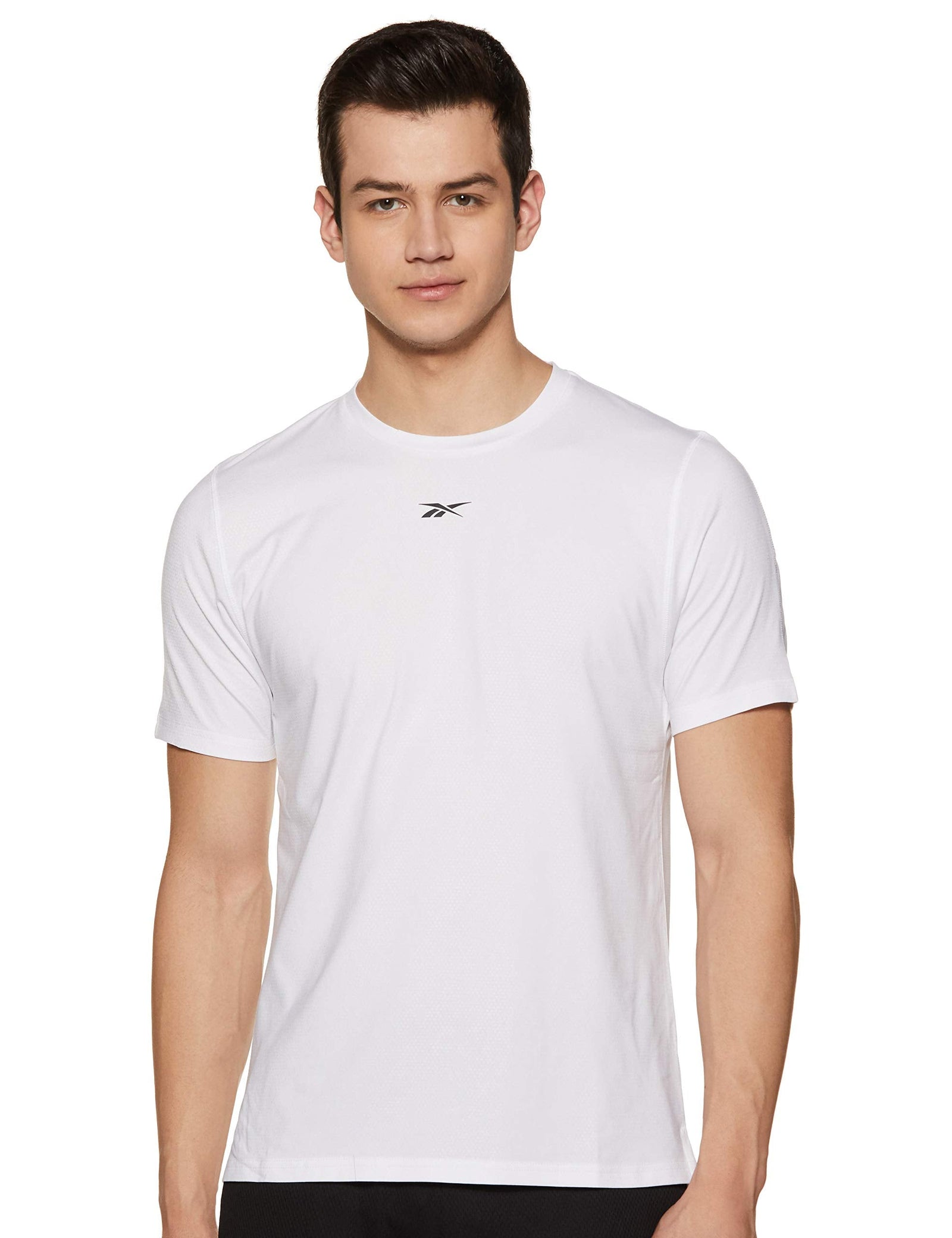 Reebok Men's Solid Regular fit T-Shirt