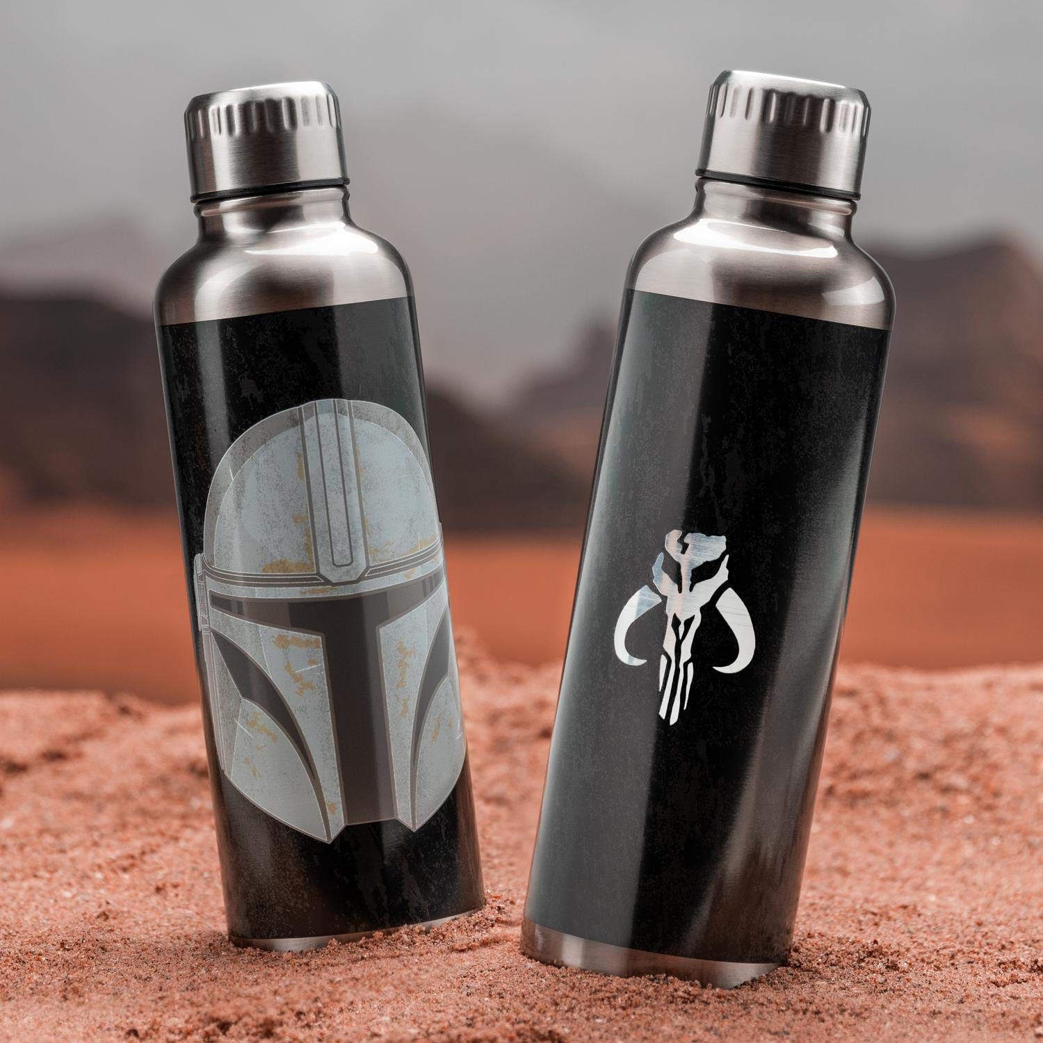 Paladone The Mandalorian Metal Water Bottle