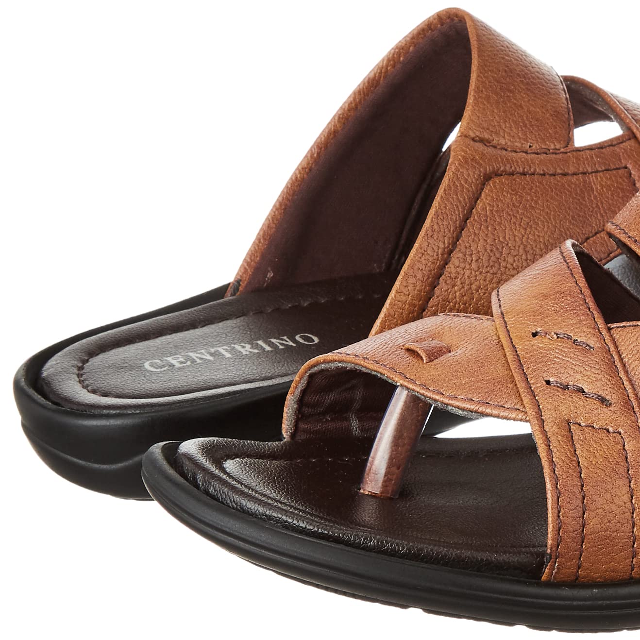 Centrino Men's Tan Thong Sandals