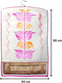 Fun Homes Non Woven Hanging Saree Cover With 1 Zipper Compartment on Back Side- Pack of 3 (Sky Blue)-HS_38_FUNH21490