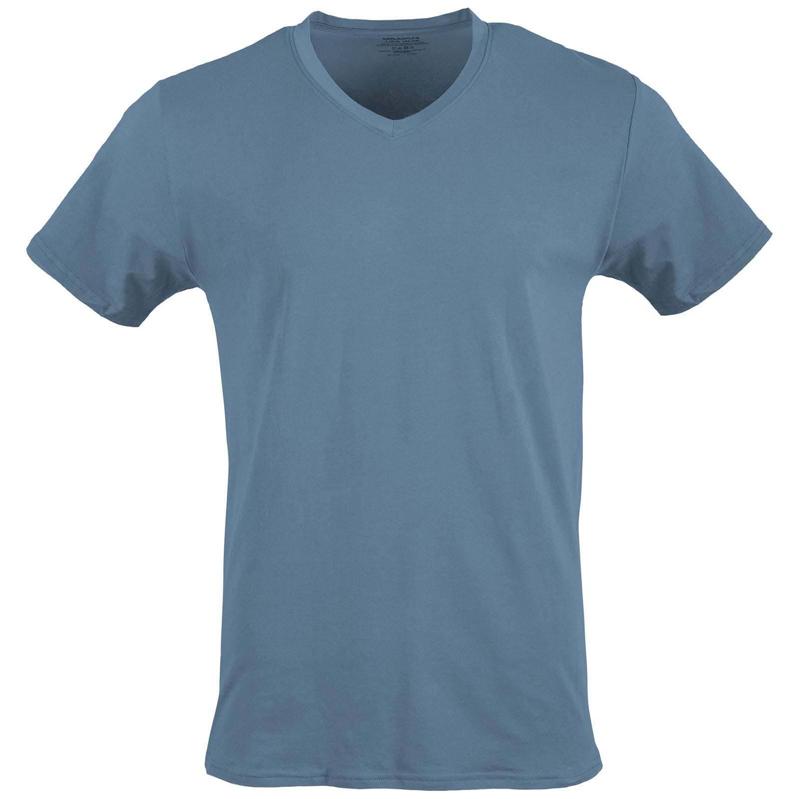 Gildan mens V-neck T-shirts, Multipack, Style G1103 Underwear (pack of 5) Size: M Color: Navy/Heather Navy/Indigo Blue