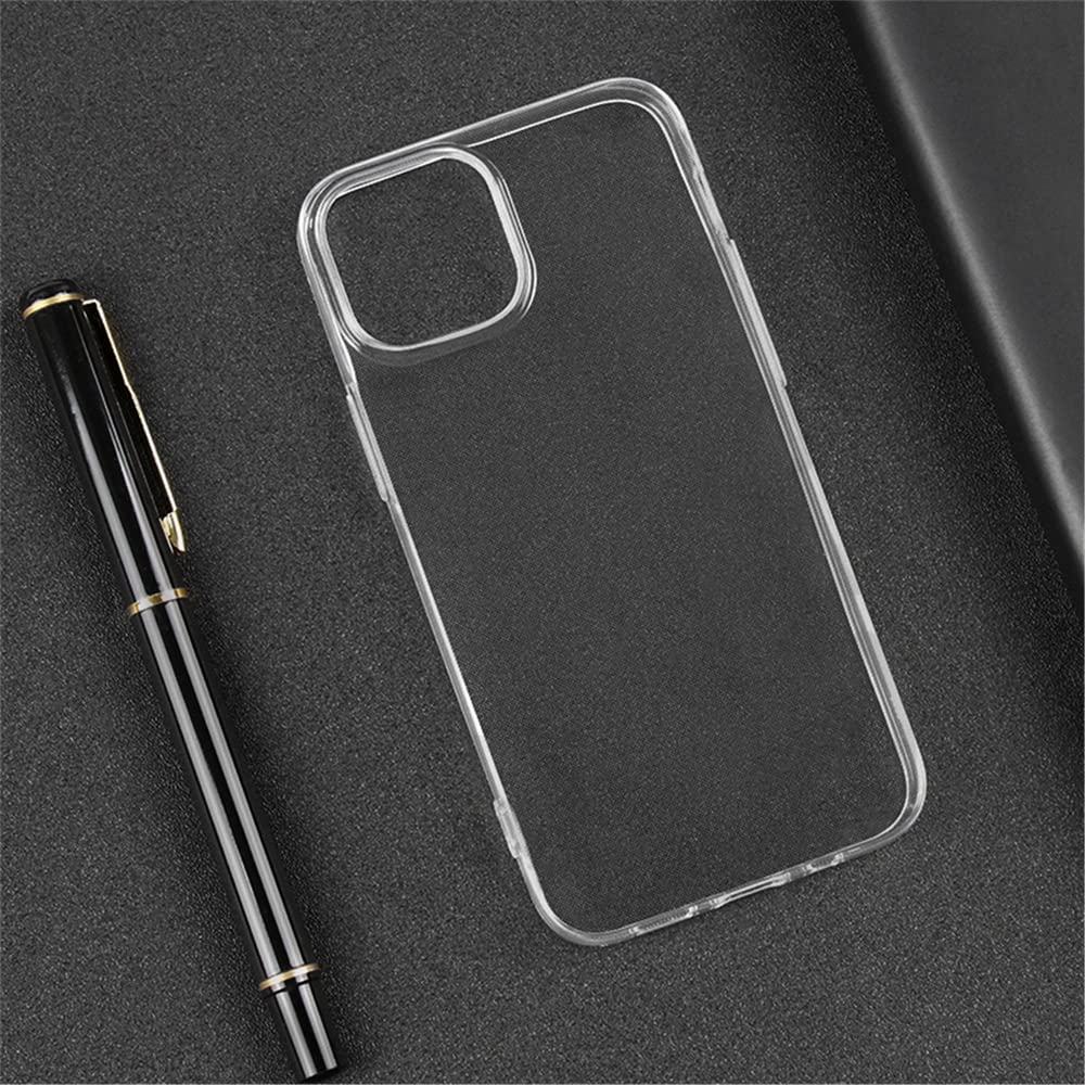 Muguian Case for iPhone 11, 6.1-Inch, Silky-Soft Touch, Full-Body Protective Case, Shockproof Cover with Microfiber Lining(Crystal Clear)