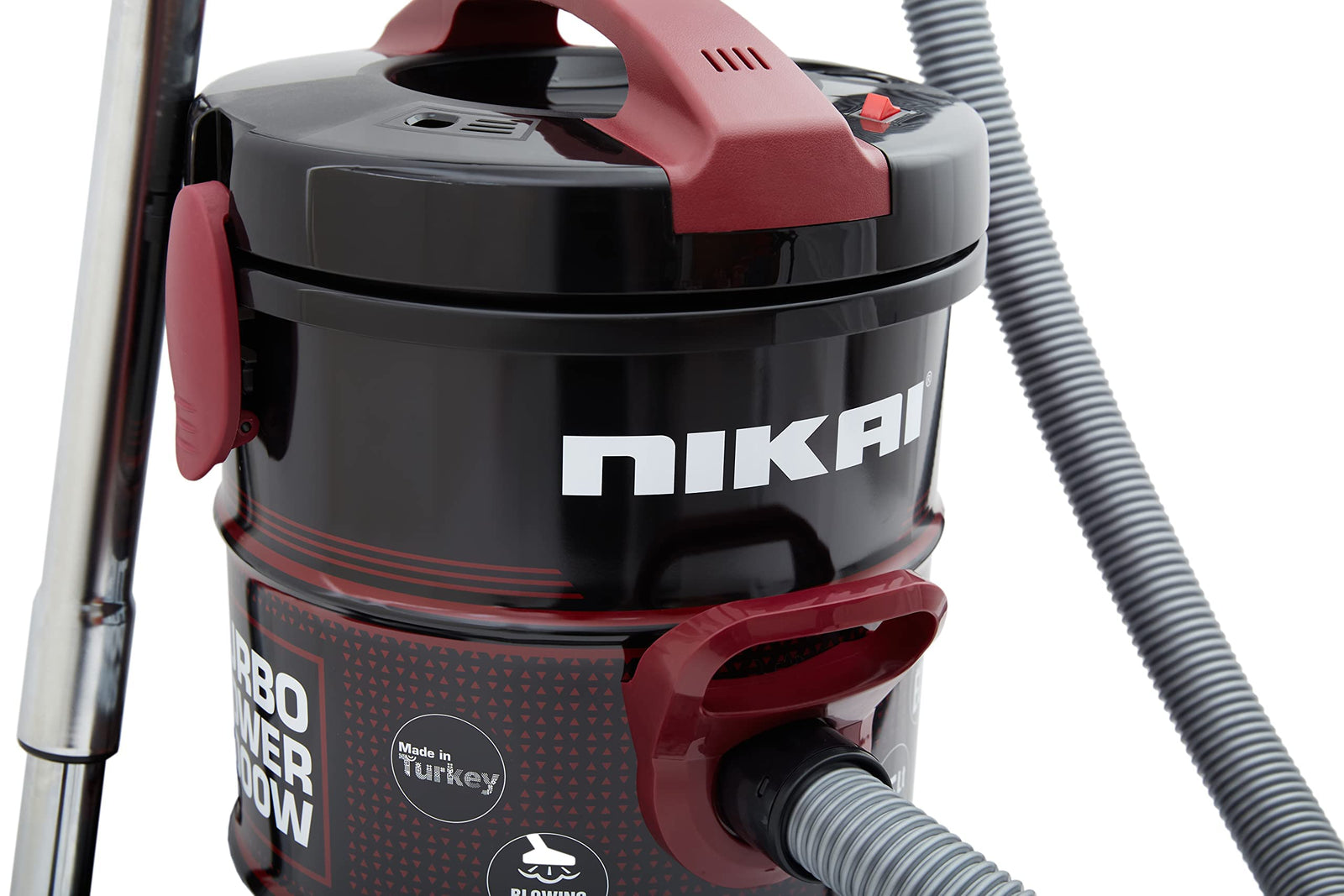 Nikai 25L 2000W Vacuum Cleaner with Blower Attachment and Telescopic Tube – NVC350T