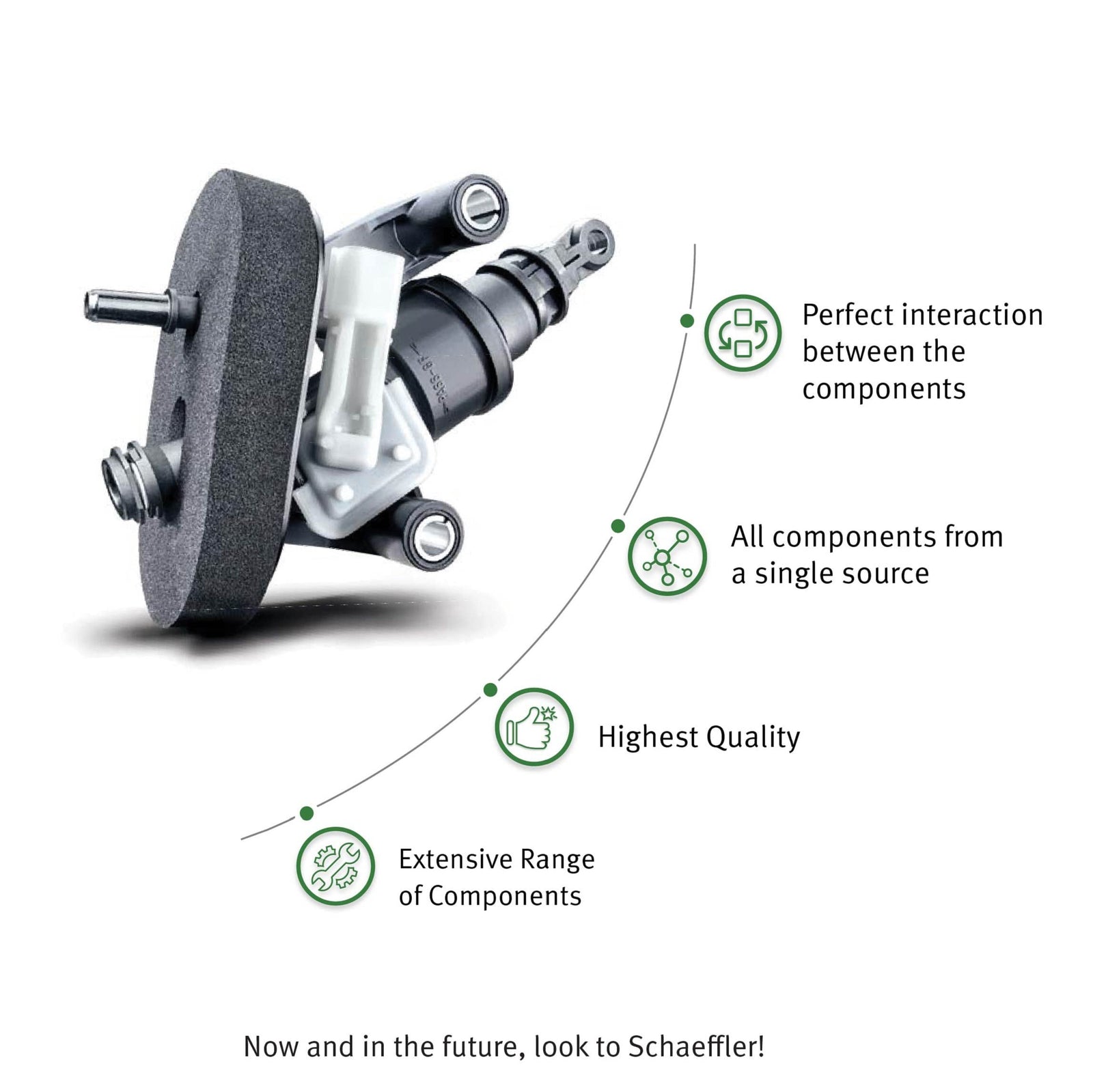 LuK Schaeffler LSC265B Clutch Slave Cylinder, OEM Release Replacement Parts