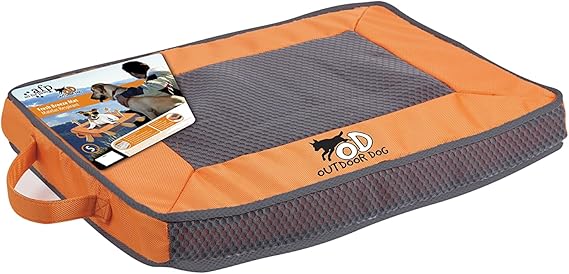 All For Paws Outdoor Dog Quick Dry Mat, Small, Orange, 3.4 Kg