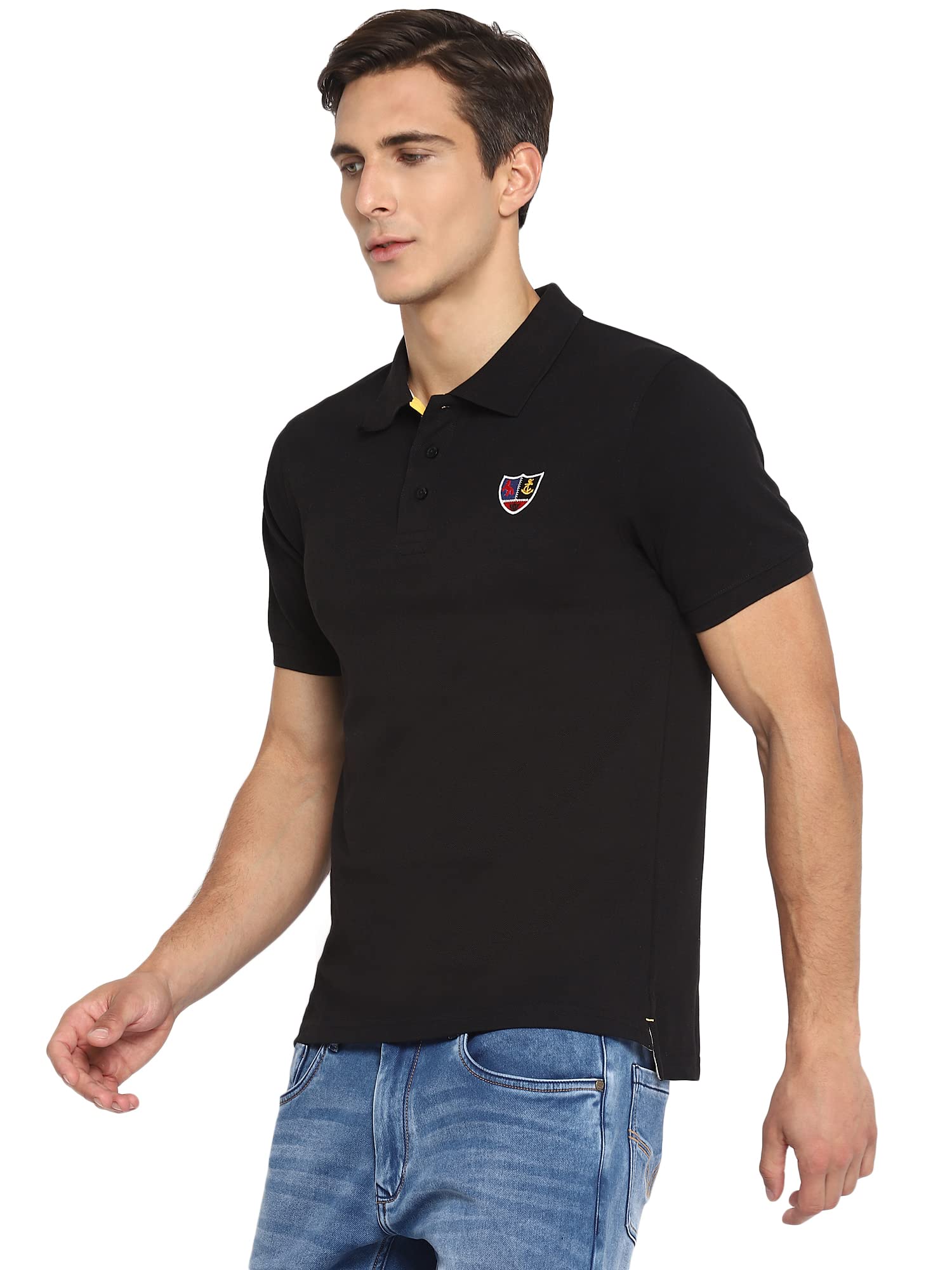 Deniklo Men's Regular fit Polo Shirt,Size XXL