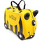 Trunki Bernard Bumble Bee Ride On Suitcase, Yellow