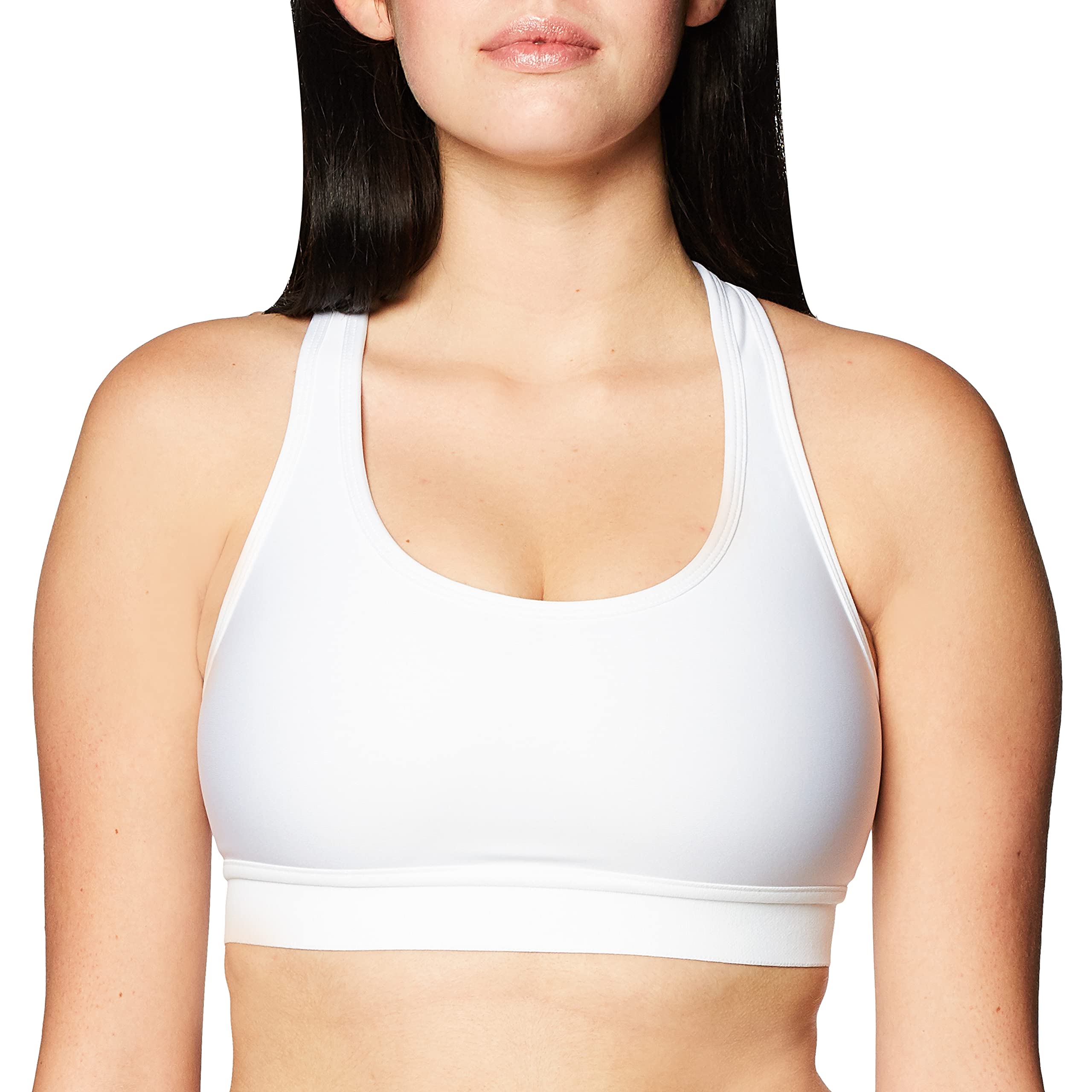 Hanes womens Compression Racerback Sports Bra