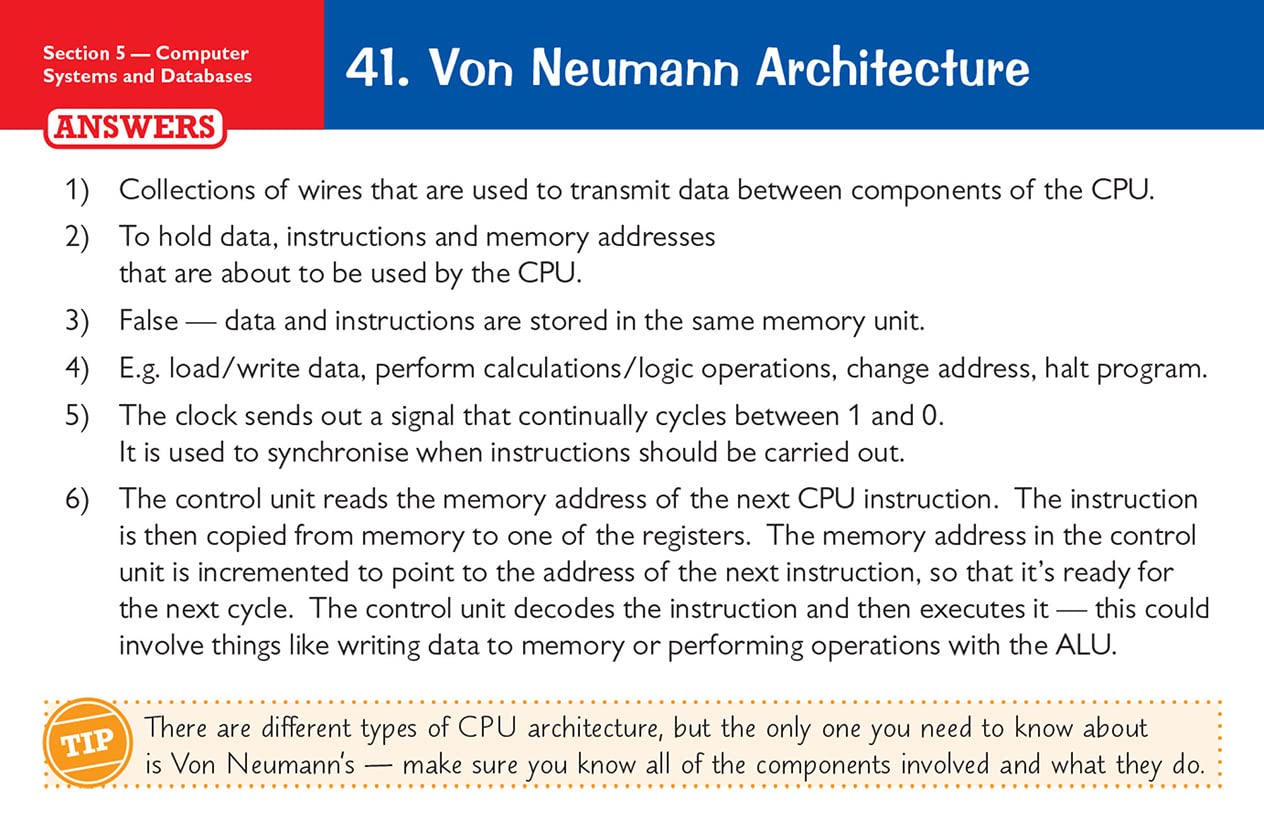 New GCSE Computer Science AQA Revision Question Cards