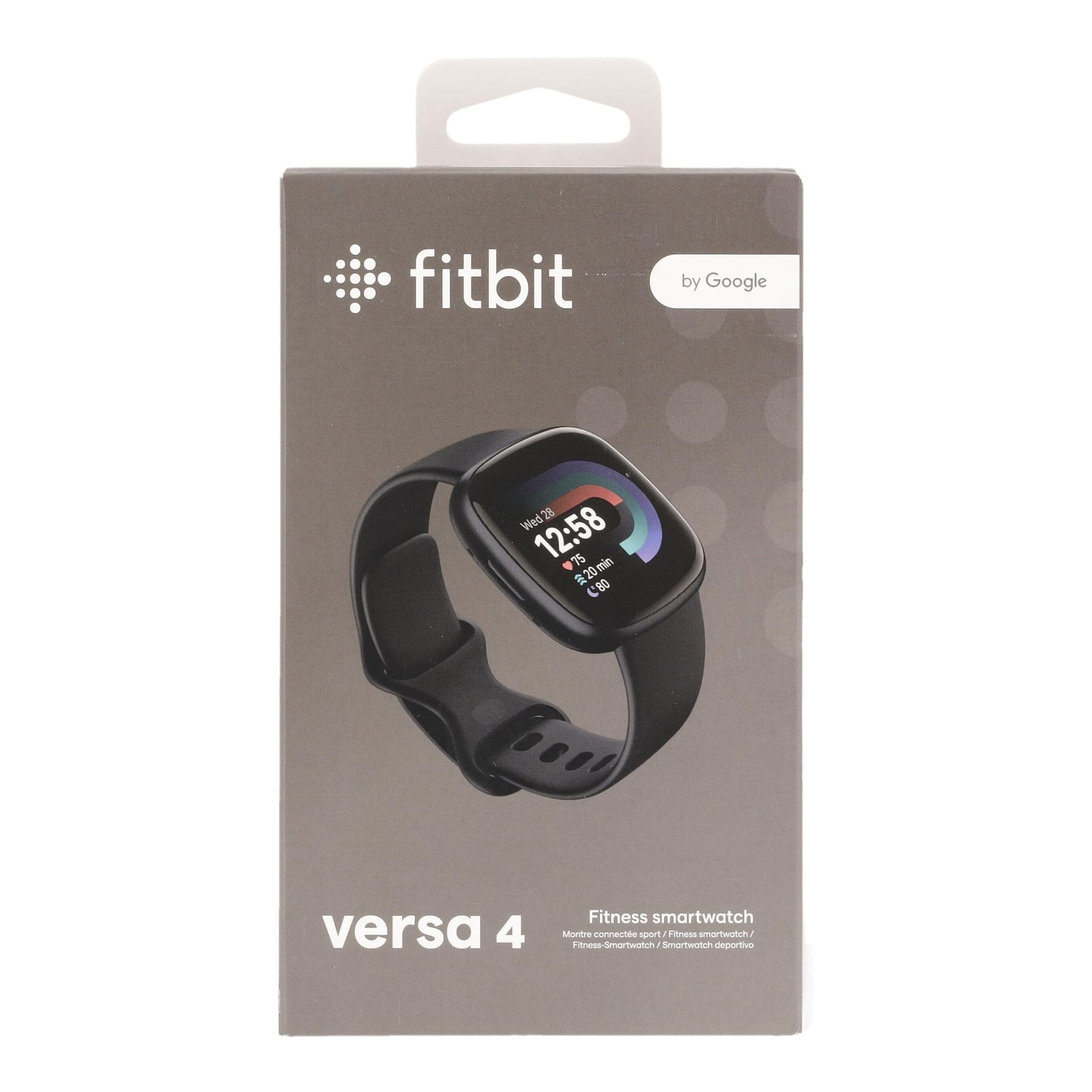 Fitbit Versa 4 Fitness Smartwatch with built-in GPS and up to 6 days battery life - compatible with Android and iOS. - Black/Graphite