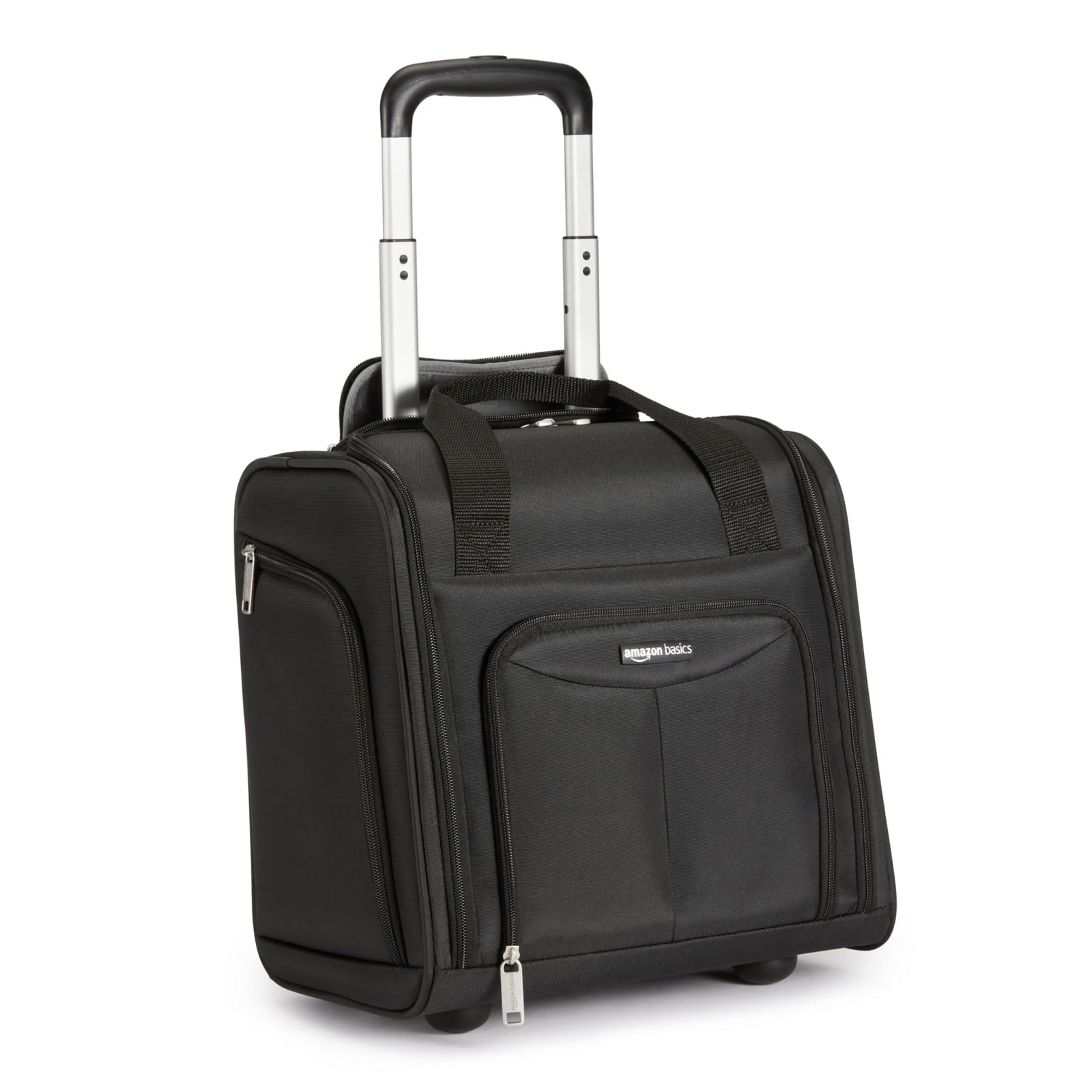 Amazon Basics Underseat Carry-On Rolling Travel Bag with (35cm), Black