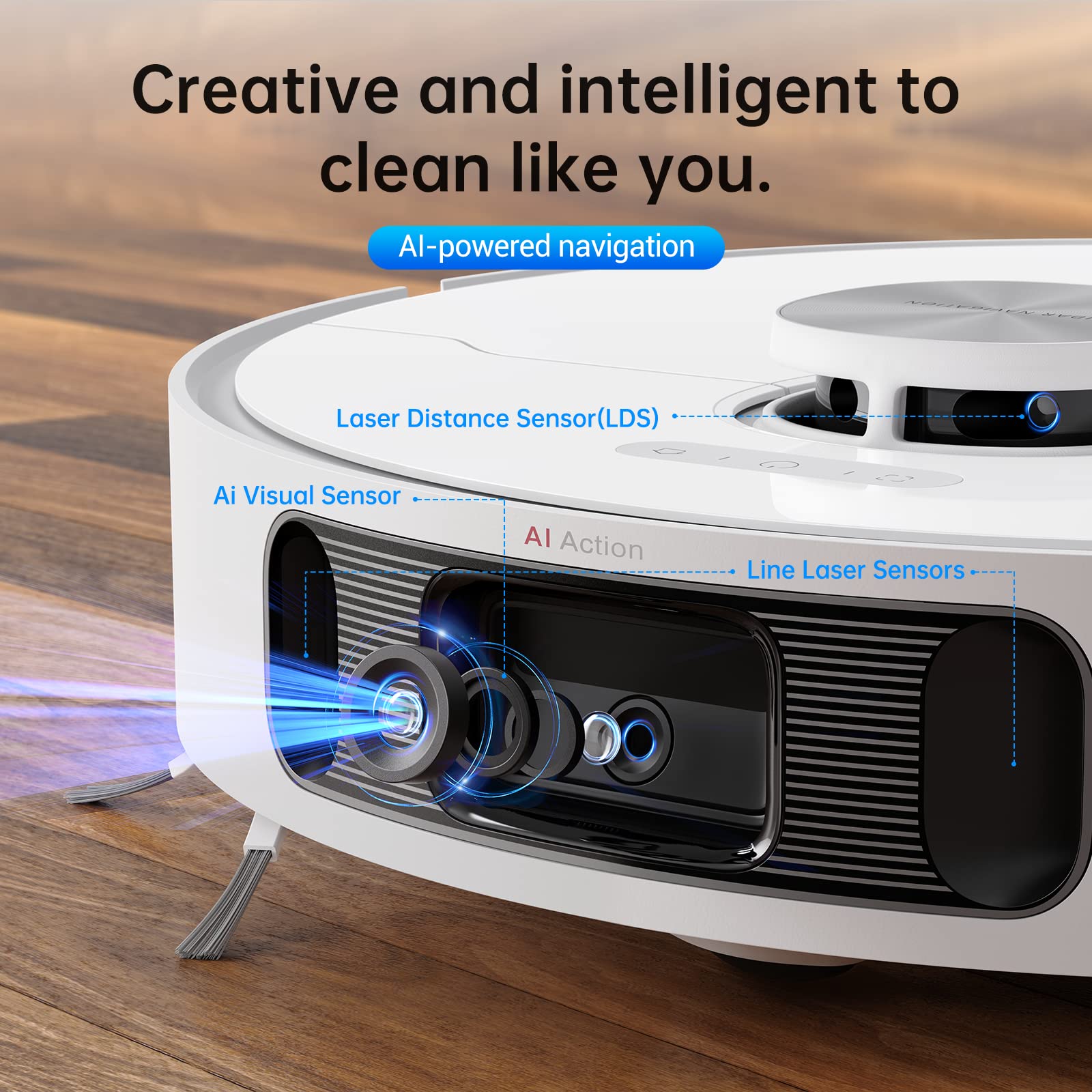 Dreame L10s Ultra Robot Vacuum Cleaner and Mop with Self-Cleaning Station (Automatic Dust Collection) 3D Obstacle Detection, 210m Suction 5300Pa, WiFi/APP/Alexa