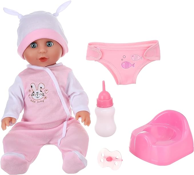 Dolls World 8818 Doll, Pink-multi size